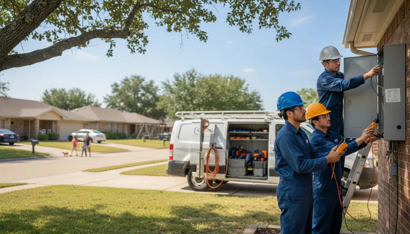 Certified electrician providing emergency electrical services in Corunna, MI